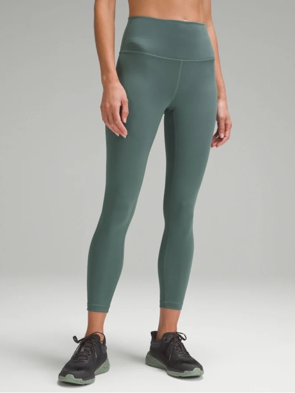 Lululemon Wunder Train High-Rise Tight 25”Sculpting Leggings Medium Forest 8 NWT
